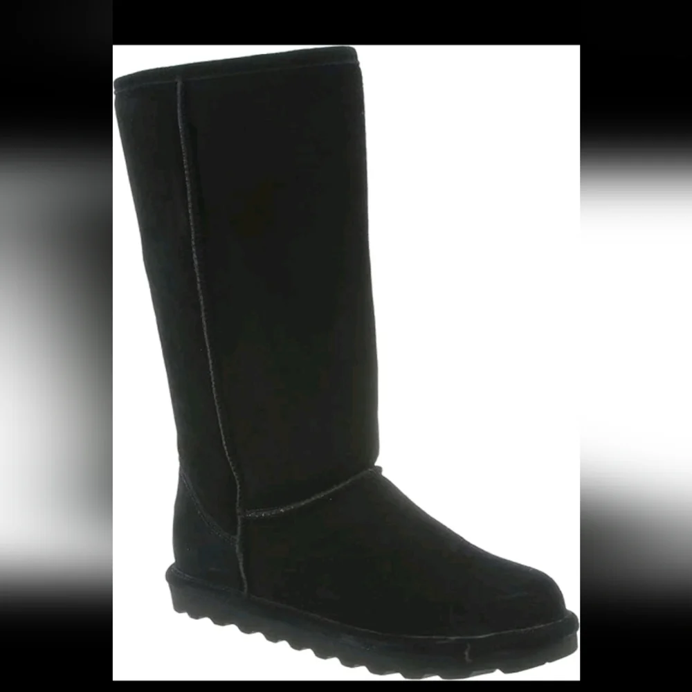 Bearpaw Elle Tall Women's Suede Boots - 1963w Black